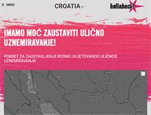Tablet Screenshot of croatia.ihollaback.org