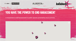Desktop Screenshot of alberta.ihollaback.org