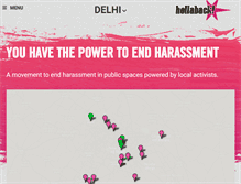Tablet Screenshot of delhi.ihollaback.org