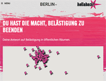 Tablet Screenshot of berlin.ihollaback.org