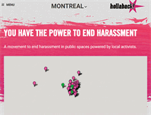 Tablet Screenshot of montreal.ihollaback.org