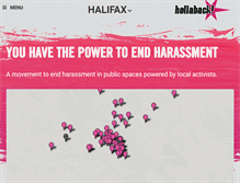 Tablet Screenshot of halifax.ihollaback.org