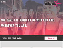 Tablet Screenshot of ihollaback.org