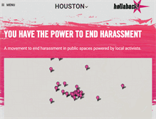 Tablet Screenshot of houston.ihollaback.org