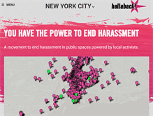 Tablet Screenshot of nyc.ihollaback.org